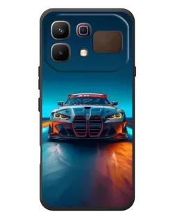 Чохол для Infinix Note 60 з картинкою «BMW — вогні неону»