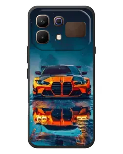 Чохол для Infinix Note 60 з картинкою «BMW — золота емблема»