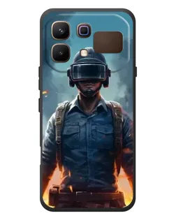 Чехол для Infinix Note 60 с картинкой «PUBG — реалистичный герой»