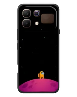 Чехол для Infinix Note 60 с картинкой «Одинокий герой на планете»