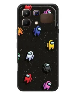 Чехол для Infinix Note 60 с картинкой «Космический паттерн Among Us»