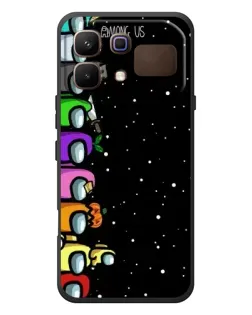 Чехол для Infinix Note 60 с картинкой «Команда Among Us»