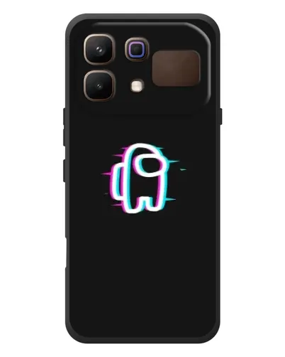 Чехол для Infinix Note 60 с картинкой «Among Us неон»