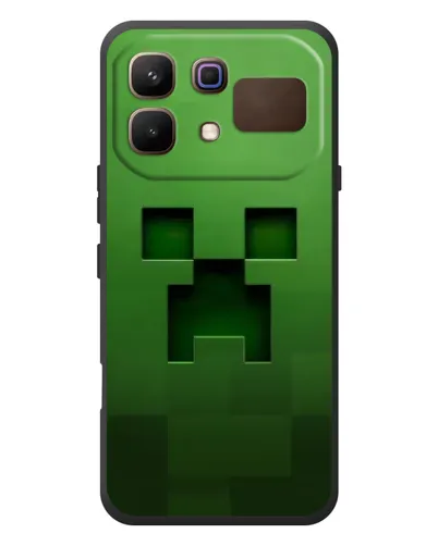 Чехол для Infinix Note 60 с картинкой «Крипер микро-дизайн»