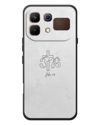 Чехол для Infinix Note 60 с картинкой «Иоанна 3:16 Крест»