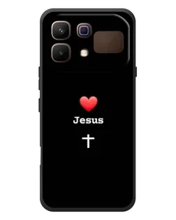 Чохол для Infinix Note 60 з картинкою «Серце - Jesus»