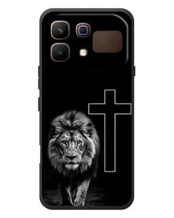 Чохол для Infinix Note 60 з картинкою «Лев та Хрест»