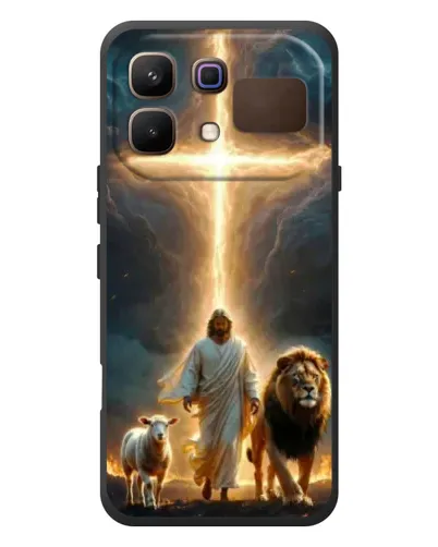 Чехол для Infinix Note 60 с картинкой «Лев Иуды и Свет»
