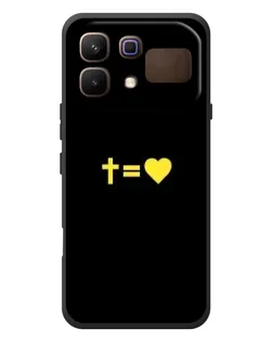 Чохол для Infinix Note 60 з картинкою «Серце та Хрест»