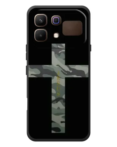 Чехол для Infinix Note 60 с картинкой «Милитари Крест»
