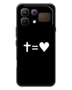 Чохол для Infinix Note 60 з картинкою «Хрест та Серце»