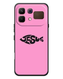 Чохол для Infinix Note 60 з картинкою «Рожевий символ Jesus»