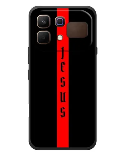 Чехол для Infinix Note 60 с картинкой «Красная линия веры»