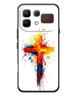Чохол для Infinix Note 60 з картинкою «Акварельний хрест»