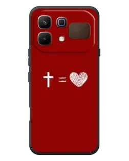 Чохол для Infinix Note 60 з картинкою «Рівняння любові»