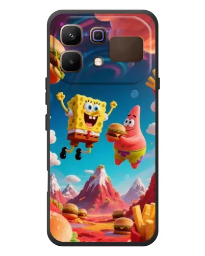 Чохол для Infinix Note 60 з картинкою «Космічний фастфуд»