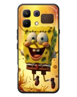 Чохол для Infinix Note 60 з картинкою «Губка Боб стрибає» Чохол для Infinix Note 60 з картинкою «Губка Боб стрибає»