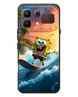 Чохол для Infinix Note 60 з картинкою «Губка Боб серфінгіст» Чохол для Infinix Note 60 з картинкою «Губка Боб серфінгіст»