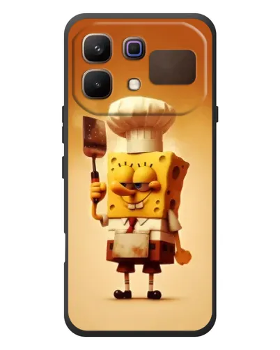 Чохол для Infinix Note 60 з картинкою «Губка Боб кухар»