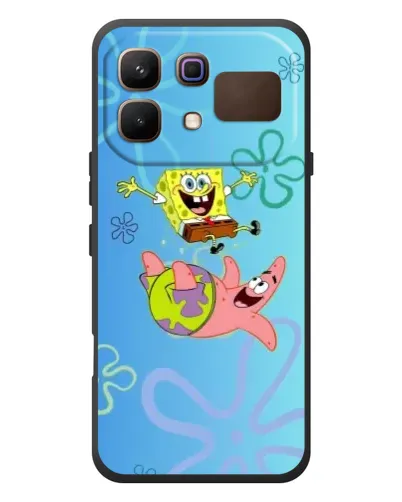 Чохол для Infinix Note 60 з картинкою «Спанч Боб та Патрік»