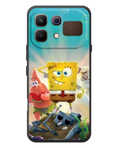 Чохол для Infinix Note 60 з картинкою «Спанч Боб переможець»