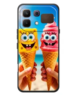 Чохол для Infinix Note 60 з картинкою «Спанч Боб морозиво» Чохол для Infinix Note 60 з картинкою «Спанч Боб морозиво»