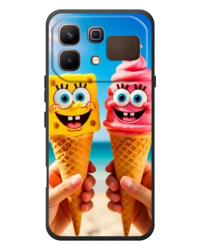 Чохол для Infinix Note 60 з картинкою «Спанч Боб морозиво»