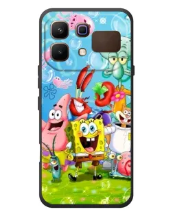Чохол для Infinix Note 60 з картинкою «Губка Боб та друзі» Чохол для Infinix Note 60 з картинкою «Губка Боб та друзі»