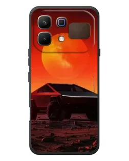 Чохол для Infinix Note 60 з картинкою «Cybertruck на Марсі»