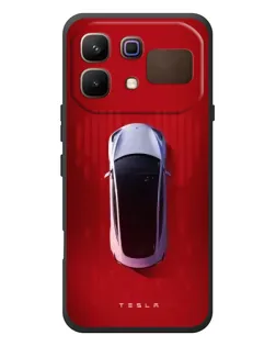 Чохол для Infinix Note 60 з картинкою «Tesla Top View»