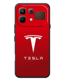 Чохол для Infinix Note 60 з картинкою «Tesla Red Classic»
