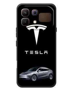 Чехол для Infinix Note 60 с картинкой «Tesla Model Y»