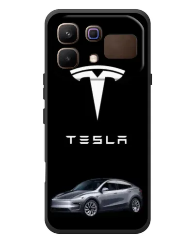 Чехол для Infinix Note 60 с картинкой «Tesla Model Y»