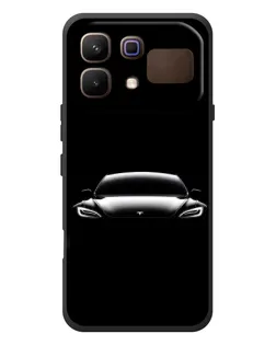 Чехол для Infinix Note 60 с картинкой «Фары Tesla Night»