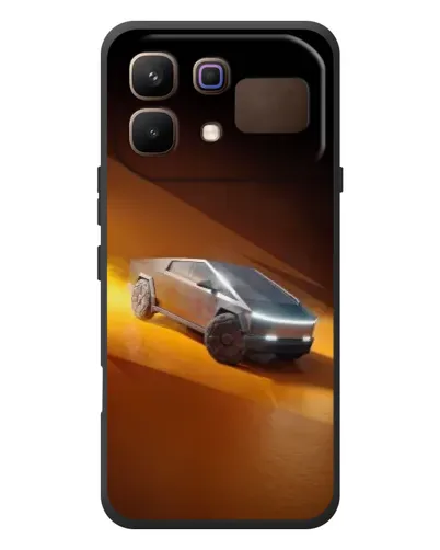 Чехол для Infinix Note 60 с картинкой «Cybertruck в пустыне»