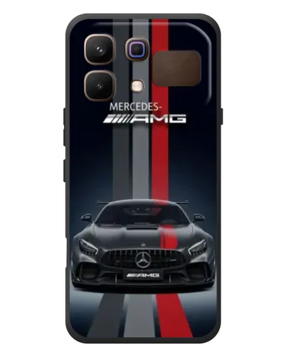 Чохол для Infinix Note 60 з картинкою «Mercedes — білий карбон» Чохол для Infinix Note 60 з картинкою «Mercedes — білий карбон»
