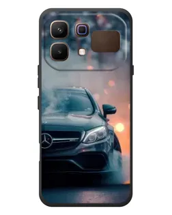 Чохол для Infinix Note 60 з картинкою «Mercedes — нічне місто»