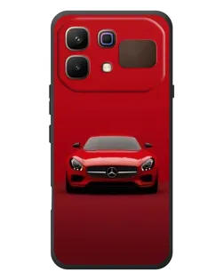 Чохол для Infinix Note 60 з картинкою «Червоний Mercedes AMG»