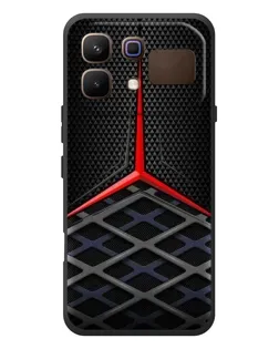 Чохол для Infinix Note 60 з картинкою «Mercedes Carbon Grid»