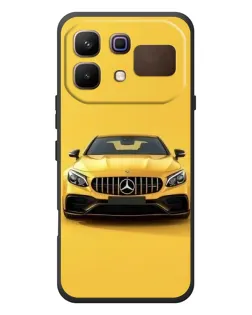 Чохол для Infinix Note 60 з картинкою «Жовтий Mercedes GT»