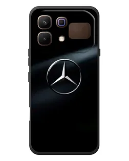 Чохол для Infinix Note 60 з картинкою «Mercedes на металі»