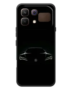 Чохол для Infinix Note 60 з картинкою «Mercedes — силует авто»