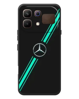 Чохол для Infinix Note 60 з картинкою «Спортивні лінії Mercedes»