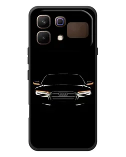 Чехол для Infinix Note 60 с картинкой «Audi — ночной контур»
