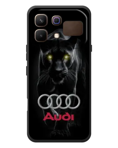Чехол для Infinix Note 60 с картинкой «Пантера и Audi»