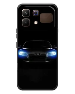 Чехол для Infinix Note 60 с картинкой «Audi в неоне»