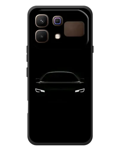 Чехол для Infinix Note 60 с картинкой «Взгляд Audi в темноте»