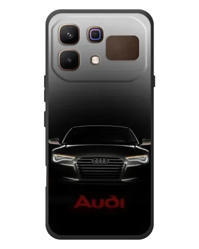 Чехол для Infinix Note 60 с картинкой «Audi — градиентный контур»