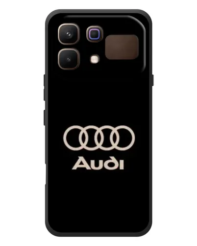 Чехол для Infinix Note 60 с картинкой «Audi — золотой логотип»