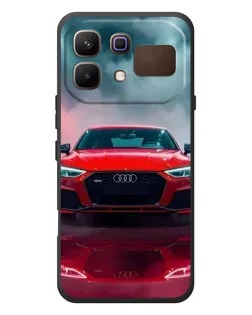 Чехол для Infinix Note 60 с картинкой «Audi RS — красный стиль»